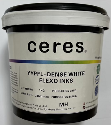 MỰC IN NHÃN VẢI MÀU TRẮNG